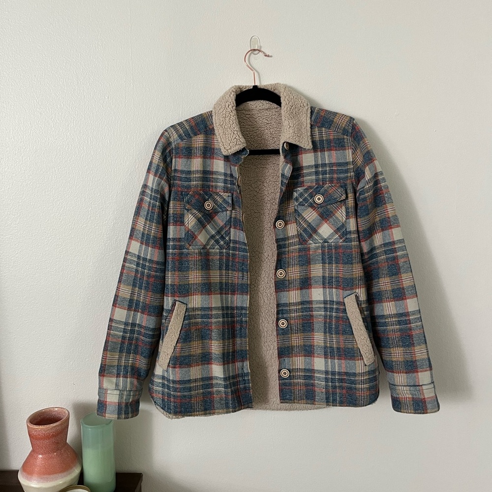Marmot Sherpa-lined Plaid Jacket